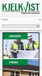 Mobile Screenshot of kjelkvist.com