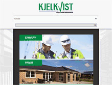 Tablet Screenshot of kjelkvist.com
